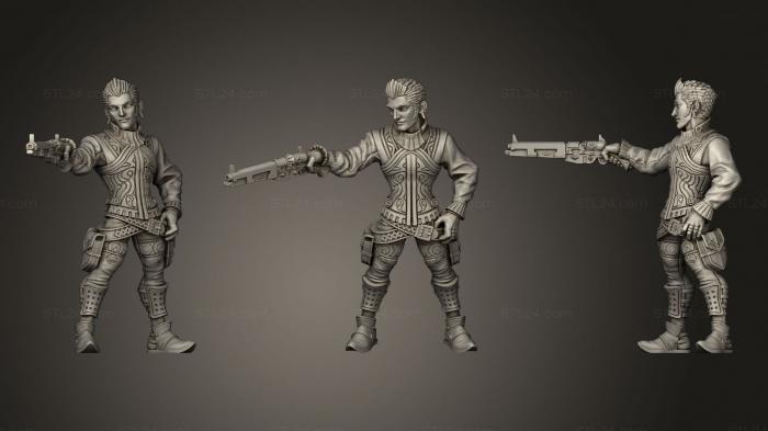 Military figurines (Balthier, STKW_0638) 3D models for cnc